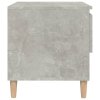 vidaXL Nočné stolíky 2 ks betónovosivé 50x46x50 spracované drevo
