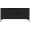 vidaXL TV skrinka čierna 102x44,5x50 cm spracované drevo