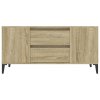 vidaXL TV skrinka dub sonoma 102x44,5x50 cm spracované drevo