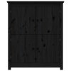 vidaXL Komoda čierna 83x41,5x100 cm borovicový masív