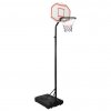 vidaXL Basketbalový stojan biely 282-352 cm polyetén