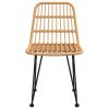 vidaXL Záhradné stoličky 2 ks 48x62x84 cm PE Rattan