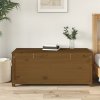 vidaXL Úložný box medovo-hnedý 110x50x45,5 cm masívna borovica