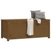 vidaXL Úložný box medovo-hnedý 110x50x45,5 cm masívna borovica