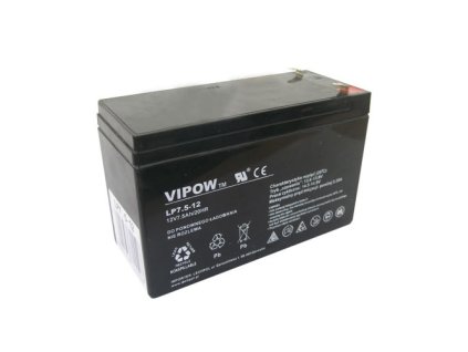 Batéria olovená 12V 7.5Ah VIPOW BAT0214