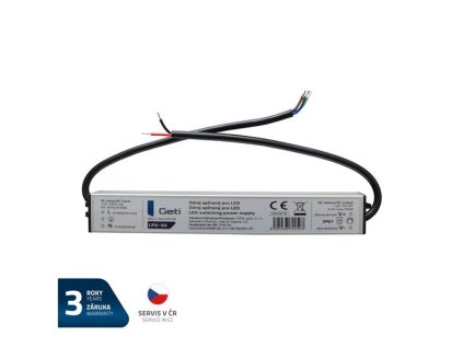 Zdroj spínaný pre LED 12V/ 50W  GETI LPV-50