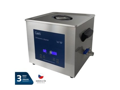 Ultrazvuková čistička GETI GUC 13B 13L nerez