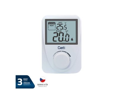 Termostat GETI GRT01 drôtový