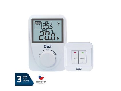 Termostat GETI GRT02 bezdrôtový