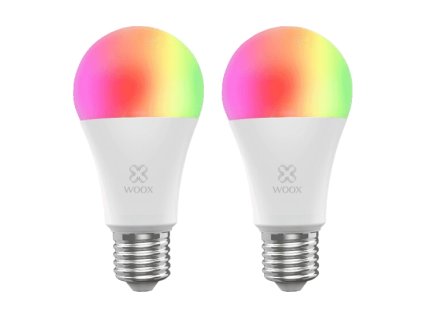 Smart LED žiarovka E27 10W RGB CCT WOOX R9077/2pack ZigBee Tuya sada 2ks