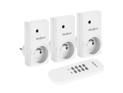 Zásuvky bezdrôtové REBEL URZ1226-3