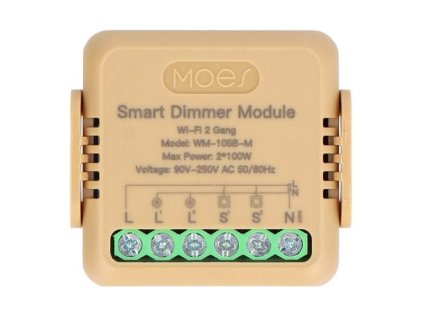 Smart ovládač osvetlenia MOES Switch Module MS-105B-M WiFi Tuya