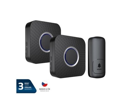 Zvonček bezdrôtový GETI GWDK208B kinetický sada