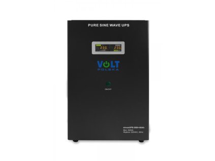 Zdroj záložný VOLT Sinus UPS 500 12V 230V 500W + baterie 40Ah Black