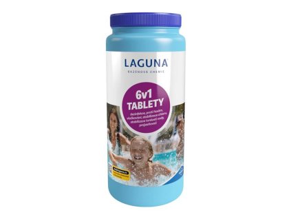 Multifunkčné tablety pre chlórovú dezinfekciu bazénovej vody LAGUNA 6v1 1,4kg