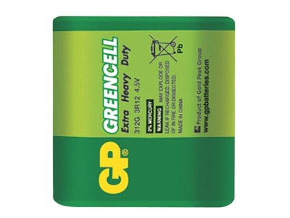GP Batéria GP Greencell 4,5 V plochá fólia