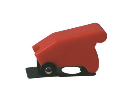 TIPA Přepínač páčkový ochran.kryt - červený