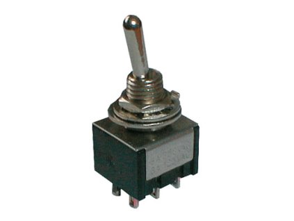 TIPA Přepínač páčkový 3pol./6pin ON-OFF-ON