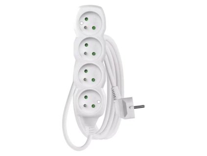 EMOS Predlžovací prívod 4 zásuvky 3m
