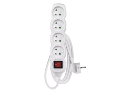 EMOS Predlžovací prívod s vypínačom 4 zásuvky 2m