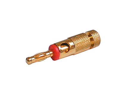 TIPA Banánek kov zlatý + svorka červený