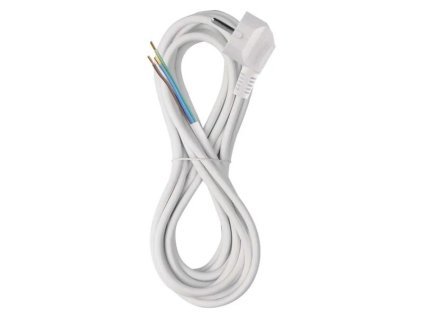 EMOS Flexo šňůra PVC 3x1,0mm 5m biela