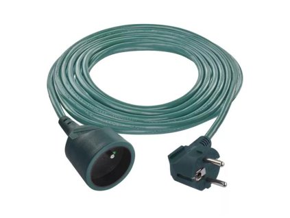 EMOS Predlžovací prívod 1 zásuvka 5 m spojka zelená