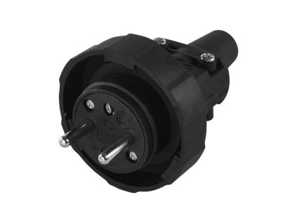 EMOS Vidlice gumová NFP-002 černá IP65