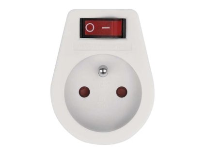 EMOS Zásuvka s vypínačem