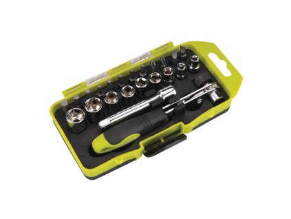 EXTOL Šroubovák ráčnový s hlavicemi a hroty, sada 23ks EXTOL CRAFT