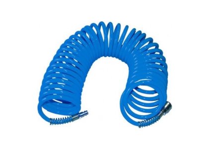 EXTOL Hadice vzduchová spirálová s rychlospojkami 1/4", ∅vnitřní 6mm, L 10m EXTOL CRAFT