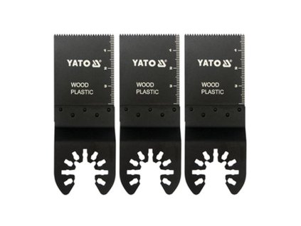 YATO Pilový list na ponor. řezy HCS pro multifunkční nářadí, 34mm (dřevo, plast), sada 3ks