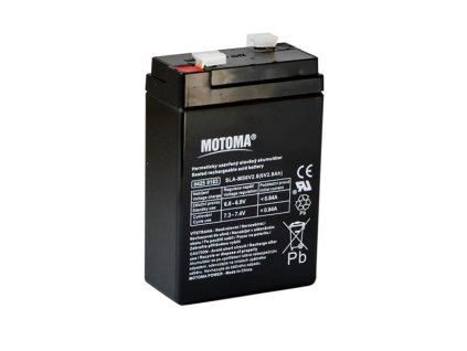 MOTOMA Baterie olověná 6V/ 2,8Ah MOTOMA bezúdržbový akumulátor