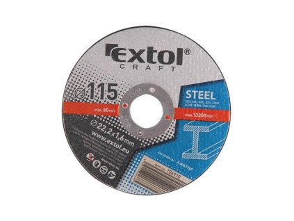 EXTOL Kotouče řezné na kov, 5ks 125x1,6x22,2mm EXTOL CRAFT 106920