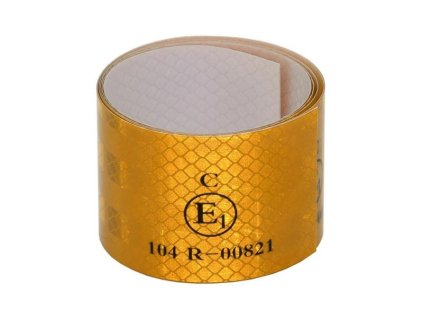 COMPASS Samolepící páska reflexní 1m x 5cm žlutá