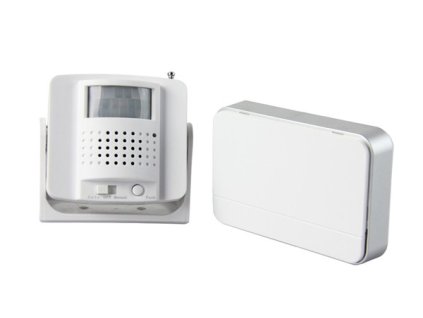 SOLIGHT Hlásič pohybu/gong bezdrátový 1D05, bateriový, externí pir čidlo