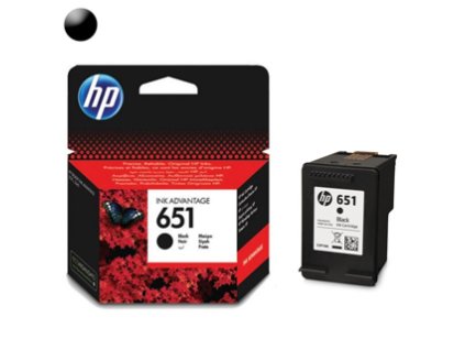 HP HP Cartridge HP 651 Black