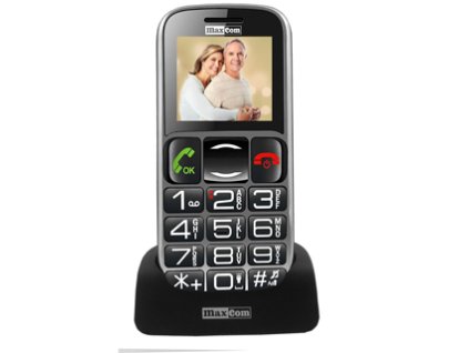 Maxcom MAXCOM Telefón pre seniorov MM462BBCZA čierny