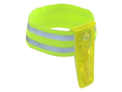 COMPASS Pásek reflexní 4LED na ruku