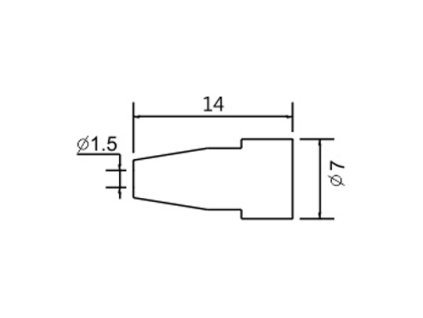 TIPA Hrot N5-8/ZD553 pr.1.5mm (ZD-8915)