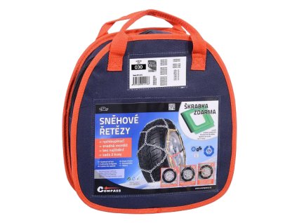 COMPASS Sněhové řetězy X30 3,0mm 9mm NYLON BAG