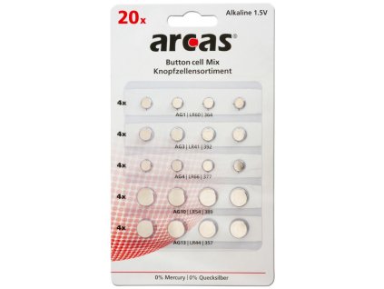 Arcas ARCAS Batérie 4xAG1/4xAG3/4xAG4/4xAG10/4xAG13