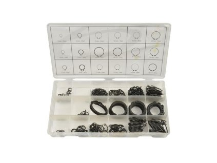 GEKO Sada pojistných kroužků 300KS, R1-R19, PR. 3 -32MM, GEKO