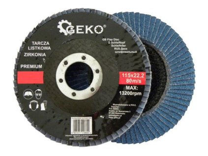 GEKO Kotouč lamelový, 125mm P60, GEKO