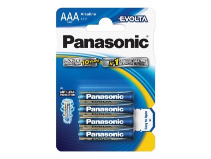 PANASONIC Baterie AAA(LR03) alkalická PANASONIC Evolta 4BP