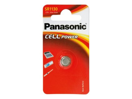 PANASONIC Baterie 389 PANASONIC do hodinek 1bp stříbrooxidová