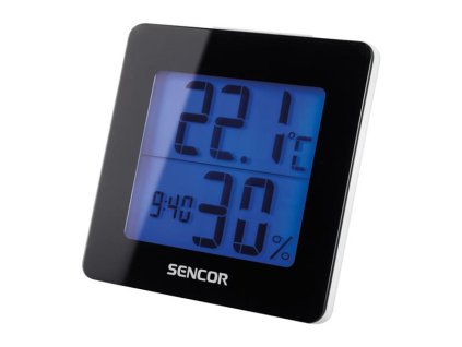 SENCOR Teploměr SENCOR SWS 1500 B s hodinami