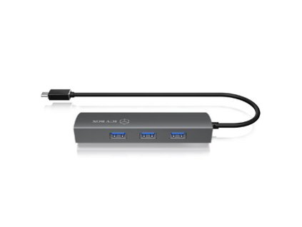 RaidSonic RAIDSONIC ICY HUB USB Type C/3xUSB3.0 + RJ45