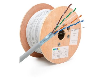 KELine KELINE Kábel FTP (F/UTP) 4x2xAWG24 Cat 5E 500m
