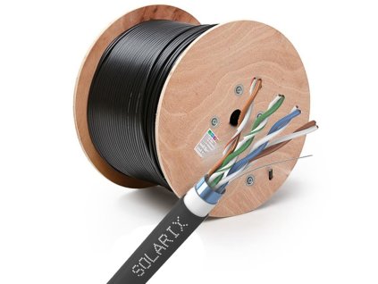 SOLARIX SOLARIX kábel FTP CAT5E PVC+PE Fca 305m/balenie